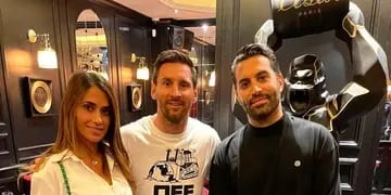 Antonela Roccuzzo y Lionel Messi cenaron en César Restaurant