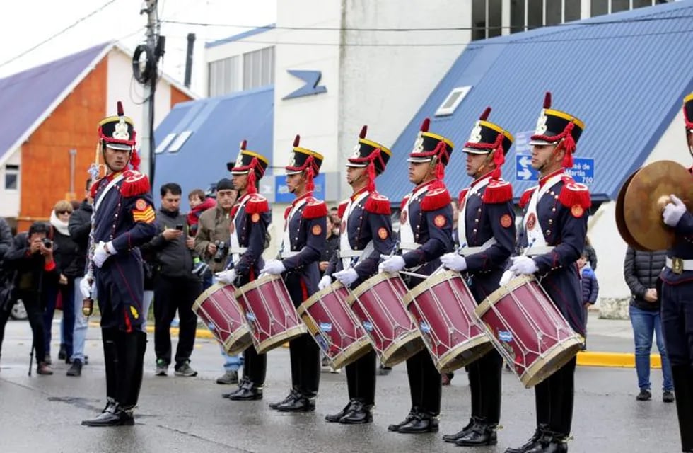 Presentación de la Fanfarria Militar del Alto Perú en Rio Grande
