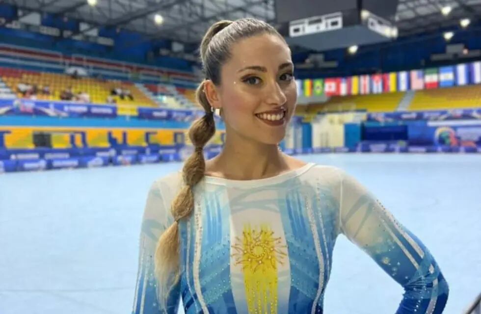 Valentina  Campanella quedó en el Top 10 del Panamericano de Patinaje Artístico.