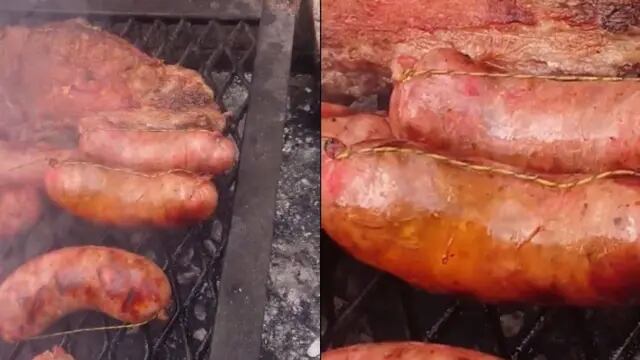 Debate viral por si pinchar o no los chorizos a la parrilla