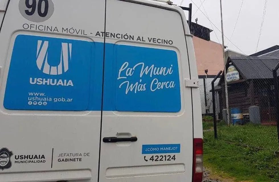 La oficina móvil de Atención al Vecino de la Municipalidad de Ushuaia atenderá desde el martes 27 de abril hasta el viernes 7 de mayo en la sede del barrio Kaupén.