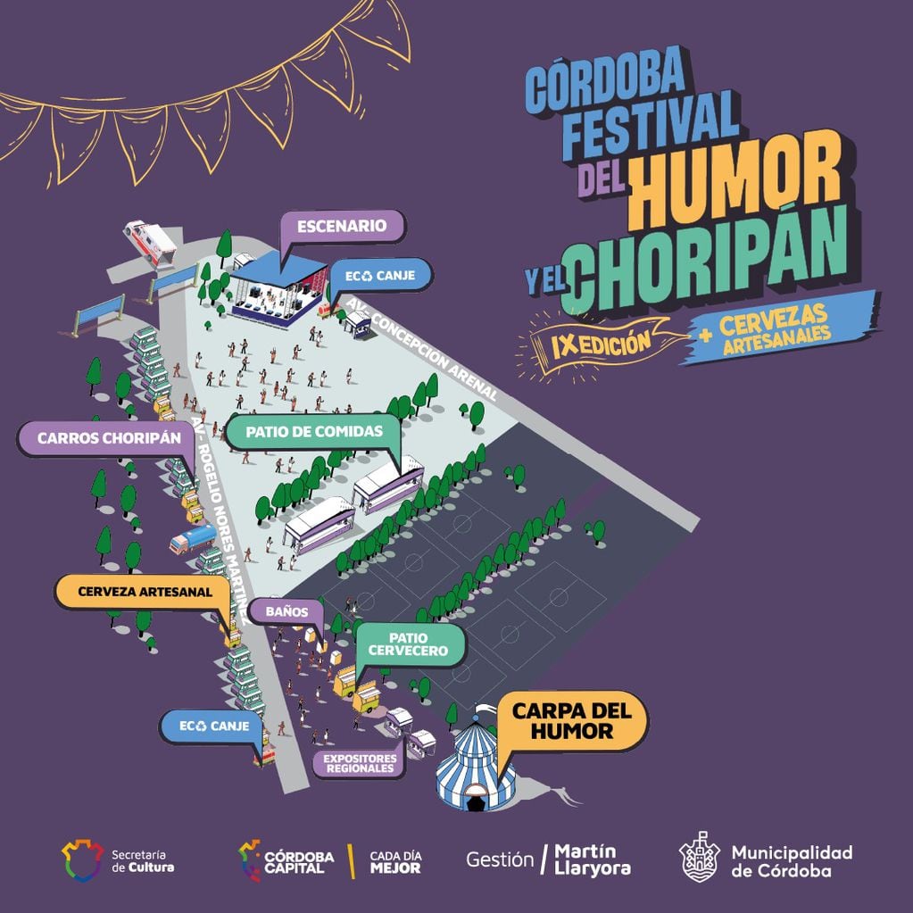 Mapa del Festival. 