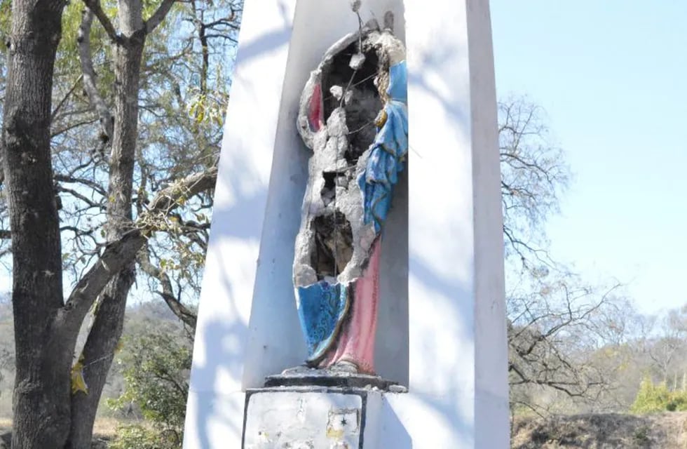 Destruyeron una imagen sagrada en San Pedro de Jujuy