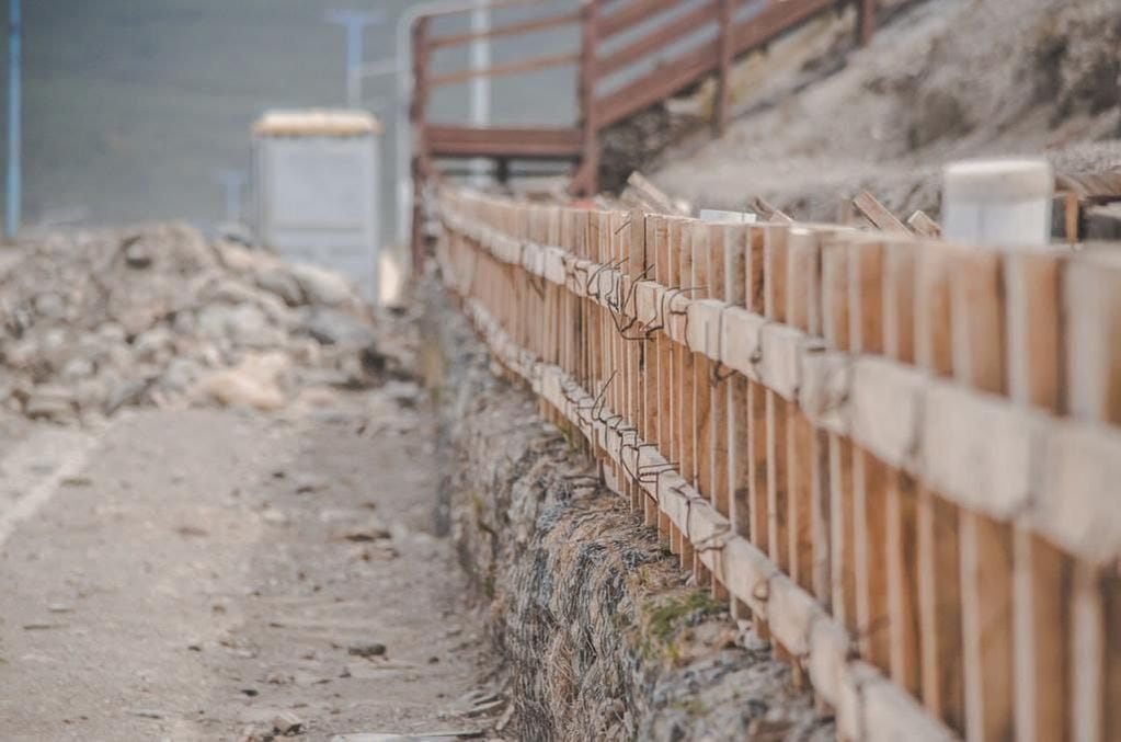 A buen ritmo continúa la construcción de la bicisenda en Ushuaia