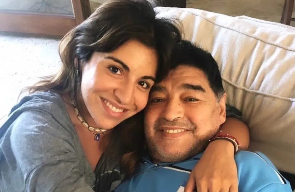 Giannina y Diego Maradona. (Instagram)