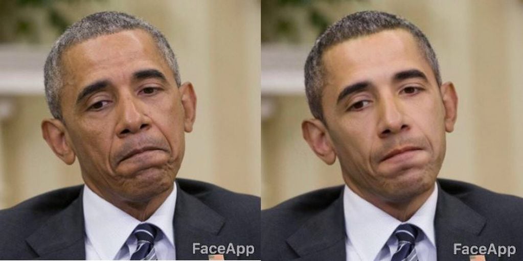 Barack Obama fue "blanqueado" con Face App (Foto: Instagram)