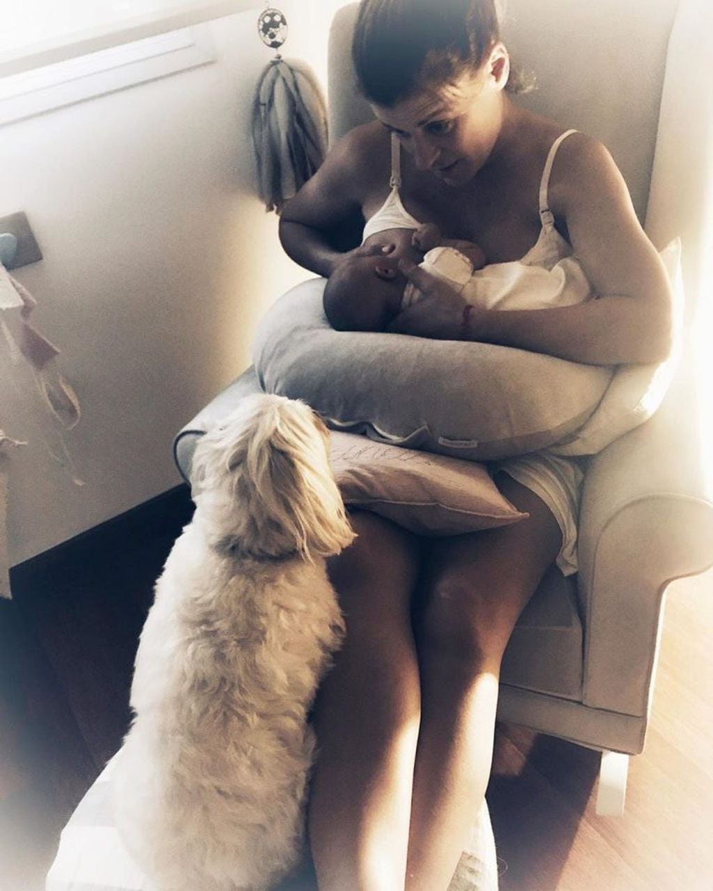 Eugenia Tobal publicó una foto amamantando a su bebé (Foto: Instagram/ @eugeniatobal)