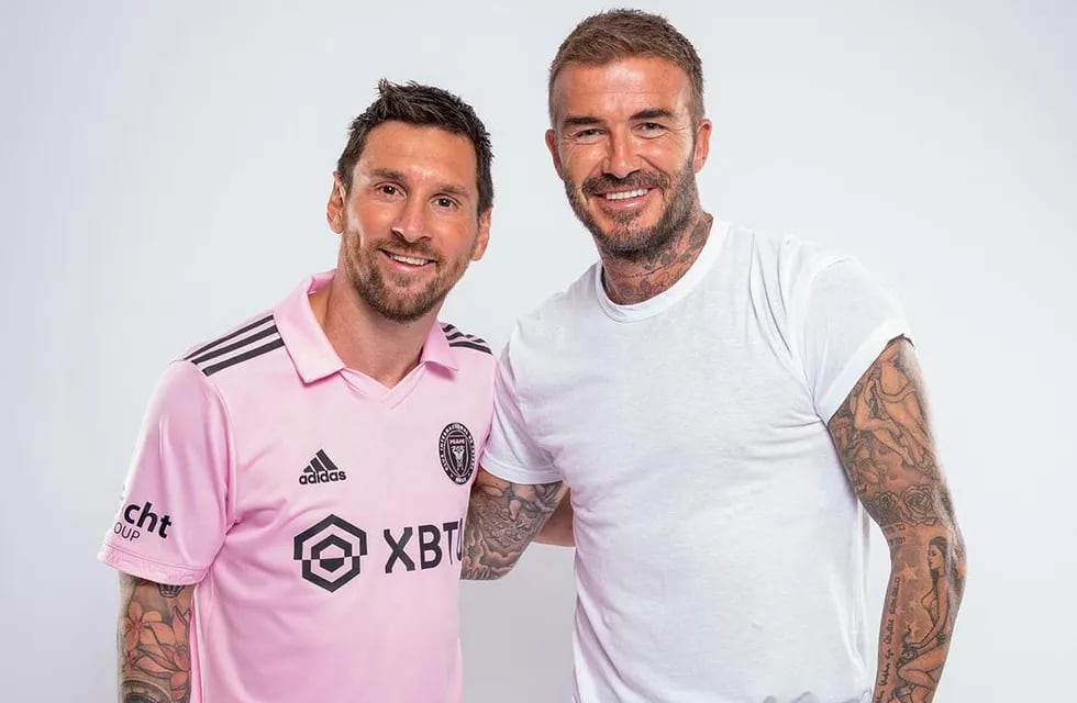 Messi y Beckham, jugador y dirigente de Inter Miami en la MLS. (Prensa MLS)