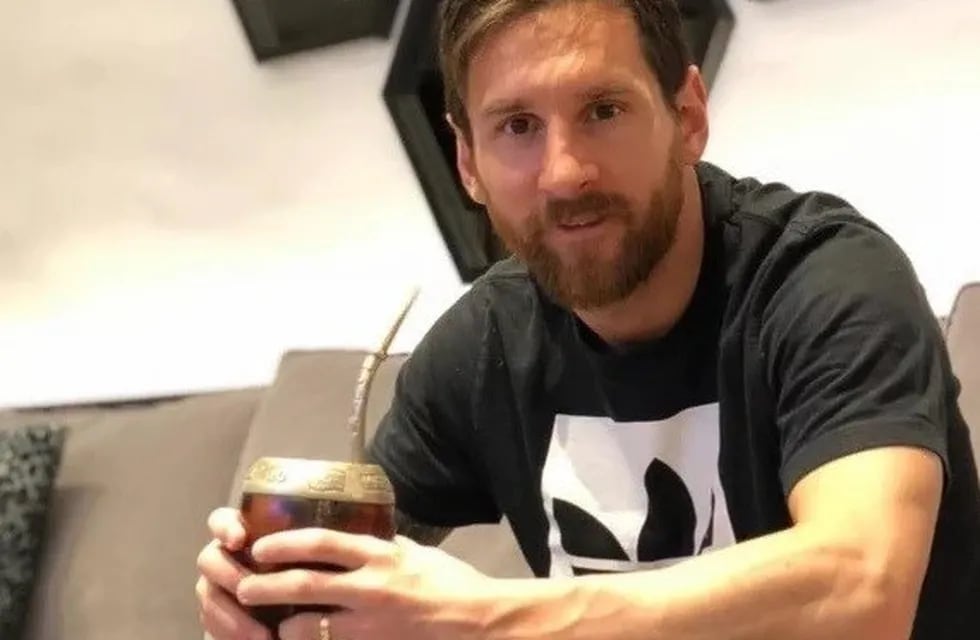Después de un triunfo con Barcelona, Messi mostró un mate bien leproso en las redes. (Archivo)