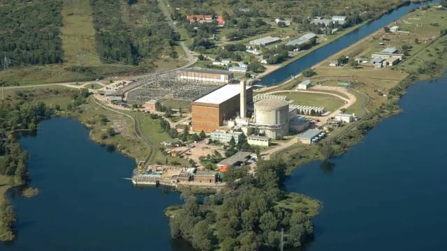 EMBALSE. La central nuclear (La Voz/Archivo).