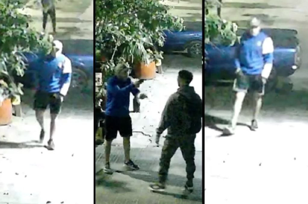 El video de un violento asalto en Godoy Cruz (Captura)