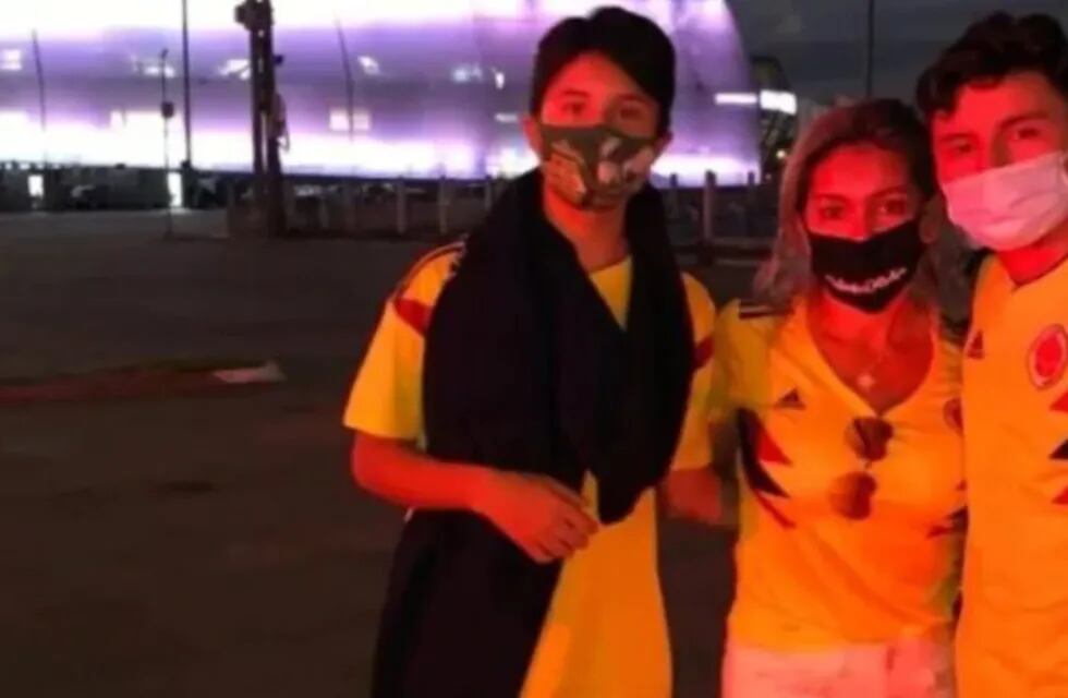 La familia colombiana que viajó a Brasil sin saber que estaba prohibida la presencia de público en los estadios.