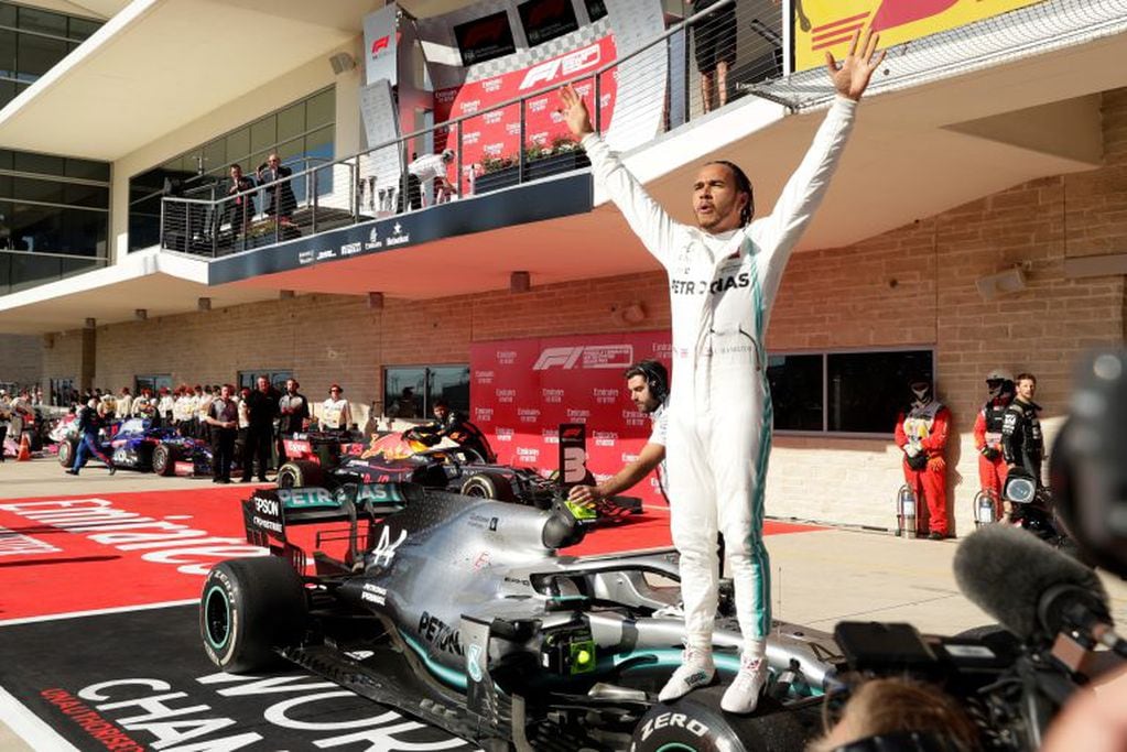 Lewis Hamilton celebra su sexto título (Foto: Eric Gay/AP)