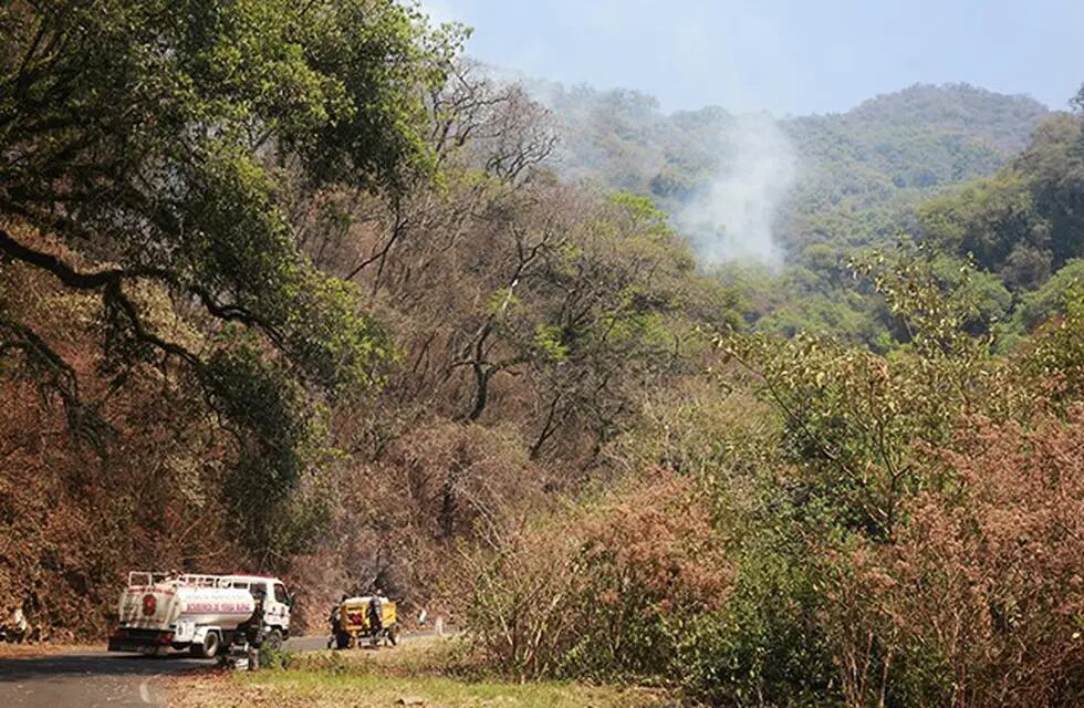 Incendios en San Javier.