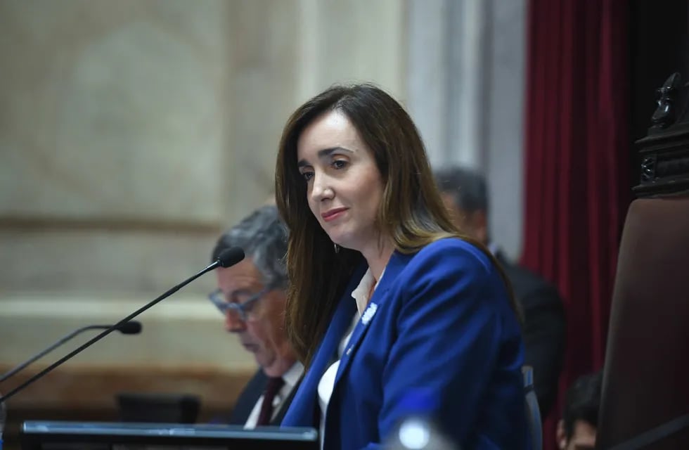 Victoria Villarruel, presidenta del Senado.