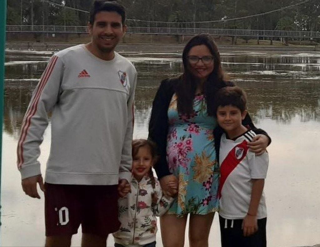 Andrés y su familia.