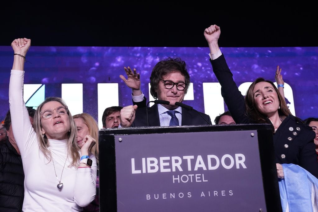 Javier Milei, el candidato que más votos sacó en las PASO. Foto: Clarín.