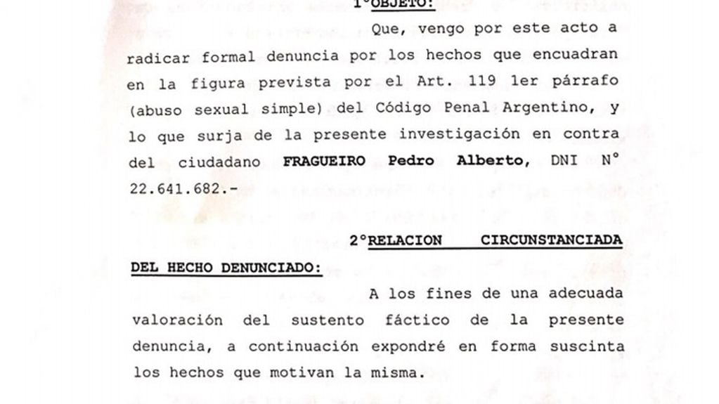 El Juez de Puerto Iguazú, Pedro Fragueiro, fue denunciado por abuso sexual