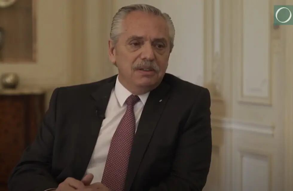 Alberto Fernández brindó una entrevista y habló sobre la relación con Cristina durante su gestión. Foto: Captura de video