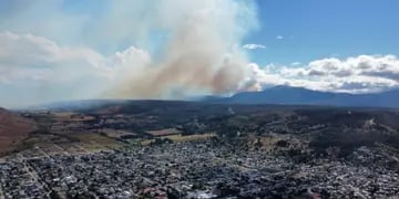 Un nuevo incendio se desató en una zona del Parque Nacional Los Alerces.