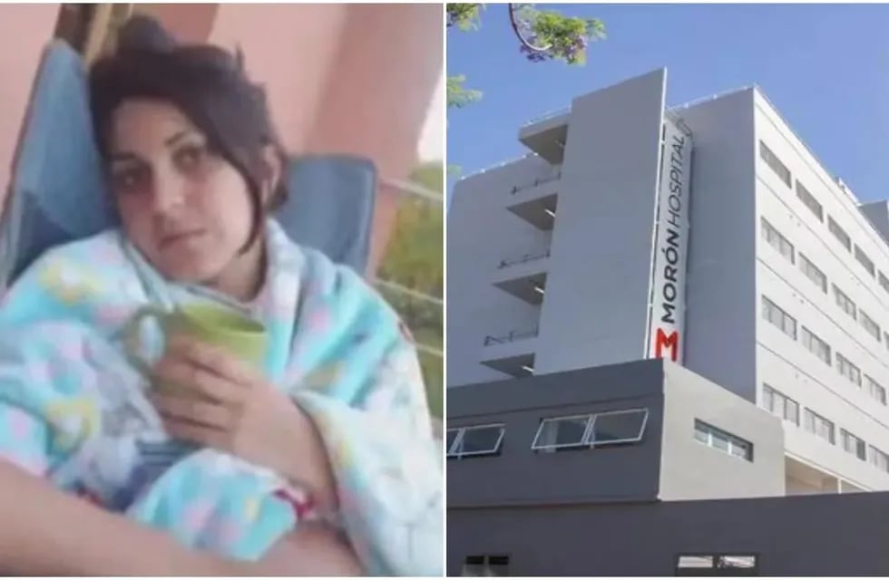 La mujer de 29 años perdió la vida en el hospital de Morón. (Captura)