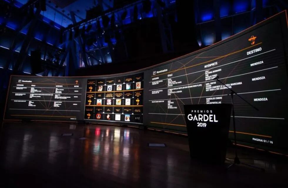 Premios Gardel 2019. (Web)