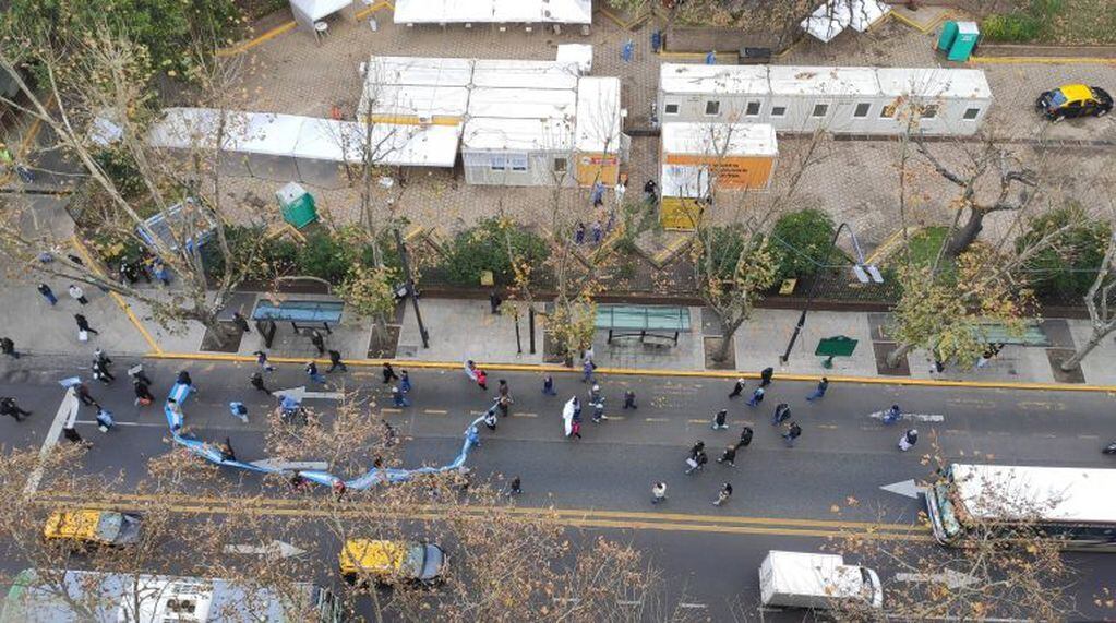 Trabajadores del Hospital Rivadavia hacen una "quita de tareas" en reclamo tras la muerte de un enfermero por Covid-19 (Twitter)