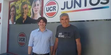 Carlos Ávila y Agustín Rossi, candidatos a concejales por JUNTOS Tres Arroyos