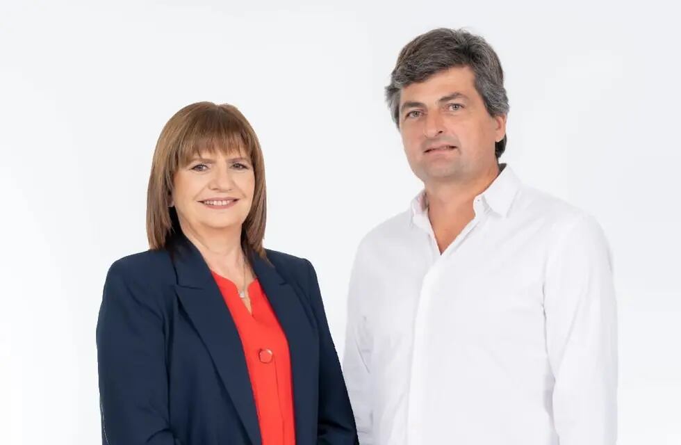 Patricia Bullrich y  Matías Fhurer