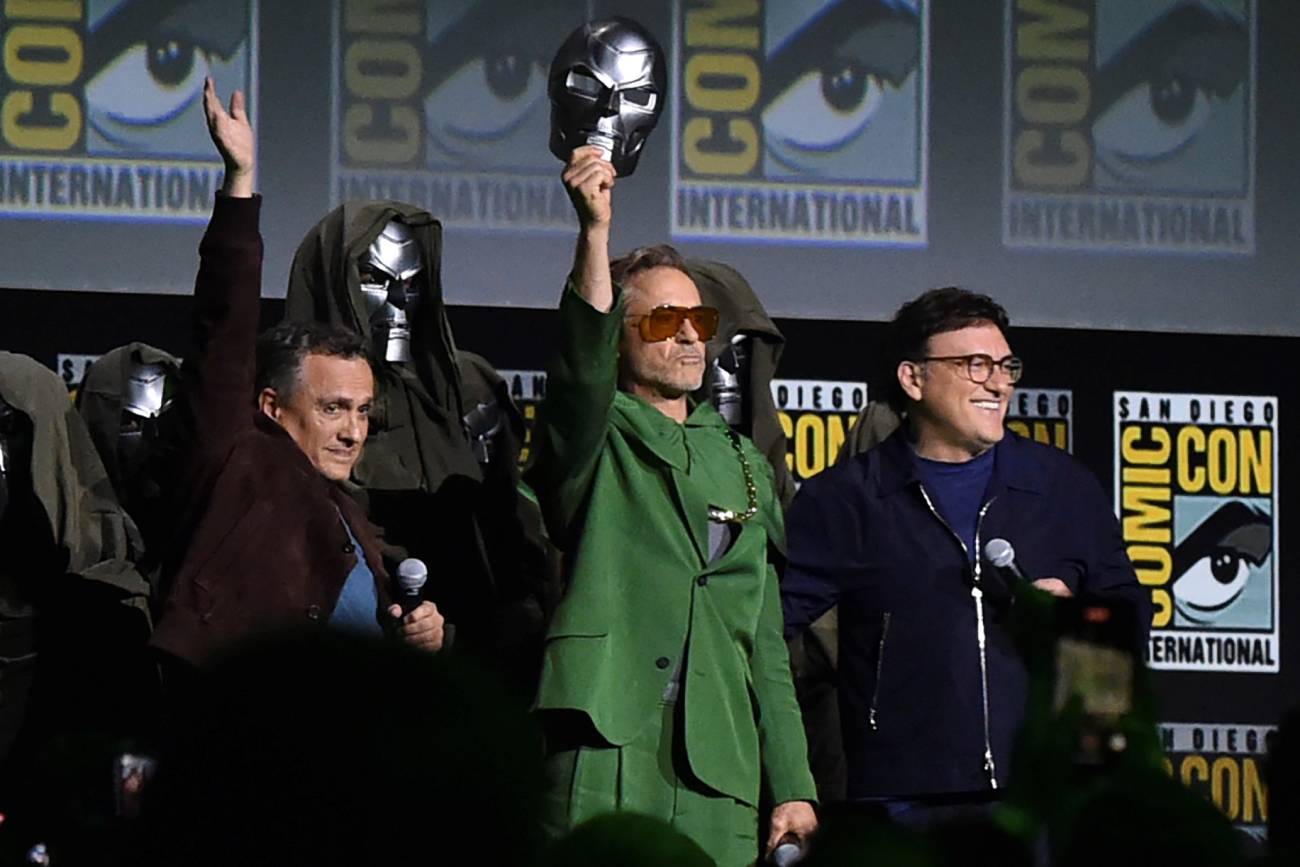 Robert Downey Jr., el sábado, en la Comic-Con. (AP)