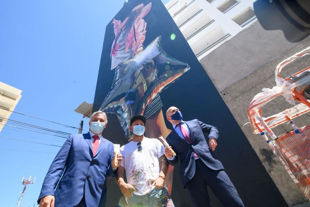 El mural forma parte del programa "Arte de nuestra gente", impulsado por la gestión del intendente Martín Llaryora. (Municipalidad de Córdoba)