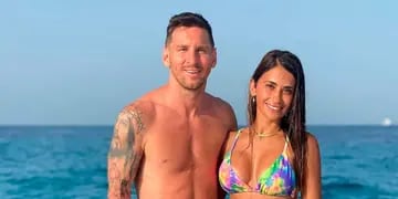 Lionel Messi y Antonela Roccuzzo se encontraron con sus amigos en Ibiza