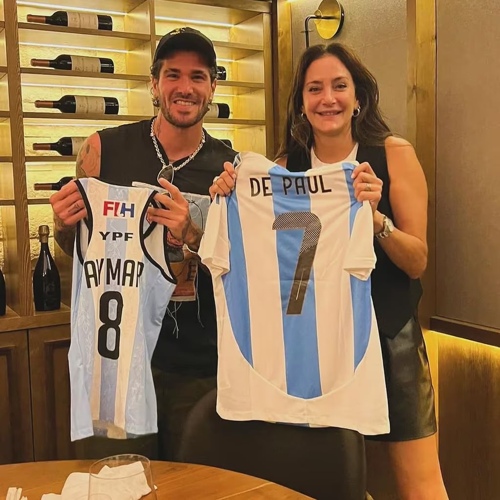Los deportistas se encontraron en Madrid e intercambiaron regalos.