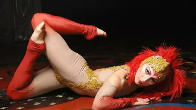 Fabiana Moscoso es acróbata, hija y nieta de artistas de circo.