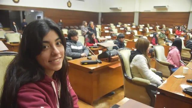 Estudiantes en la Legislatura de Jujuy