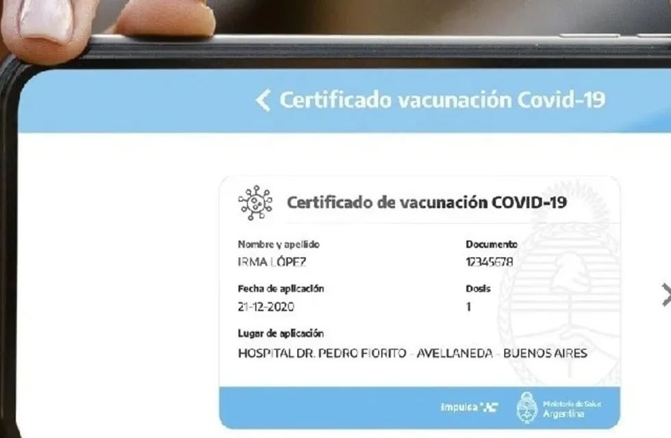 Certificado digital de vacunación digital covid-19
