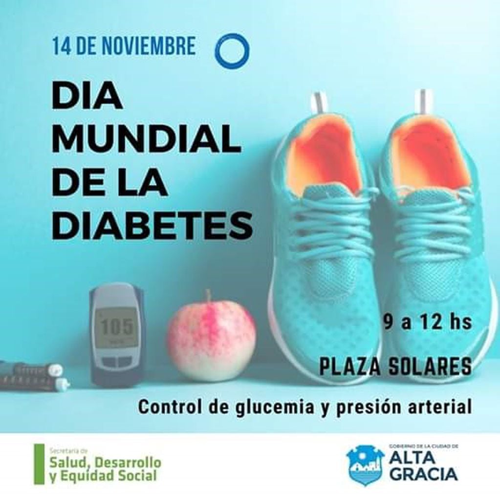 Alta Gracia: Día Mundial de la Diabetes.