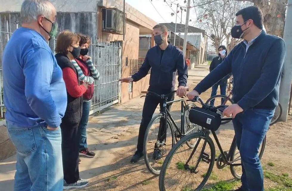 Pedalear por Pérez, el nuevo estilo de Corsalini (Facebook Pablo Corsalini)