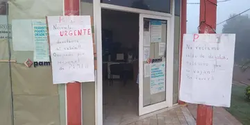 Un hombre reclama al PAMI la devolución de su local. Foto: María Rosa Fernández