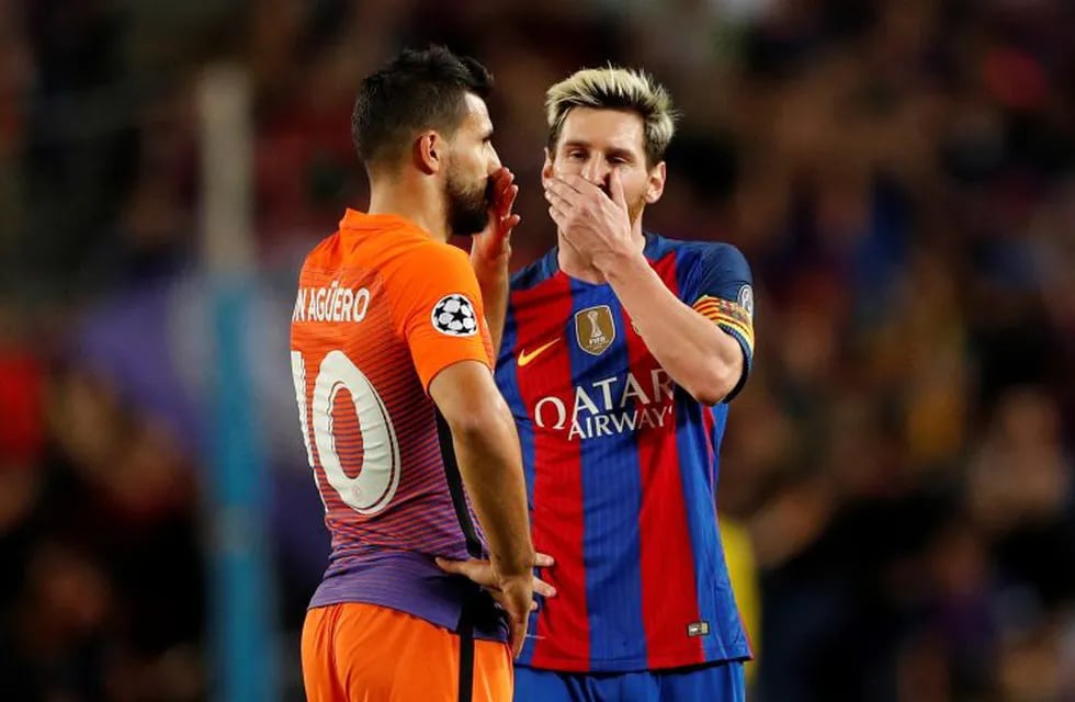 El Kun Aguero y Messi.
