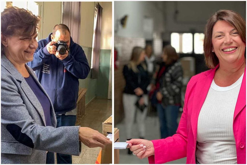 Elecciones en Marcos Juárez: Sara Majorel y Verónica Crescente. (Facebook y Twitter)