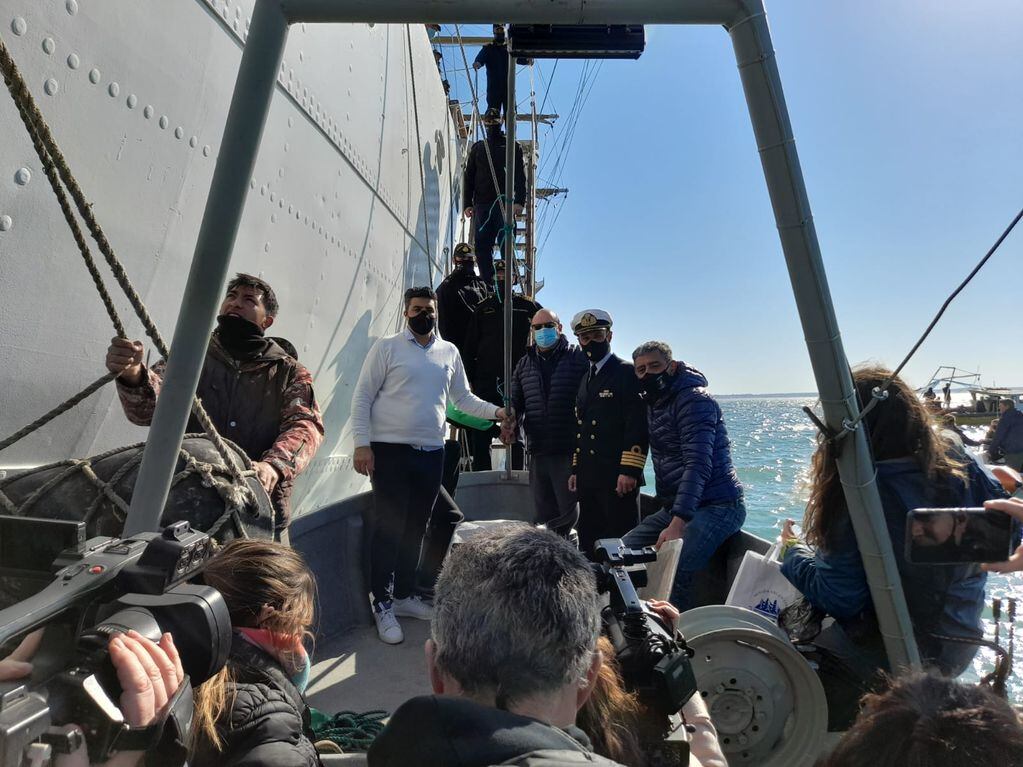 Fragata Libertad en Claromecó