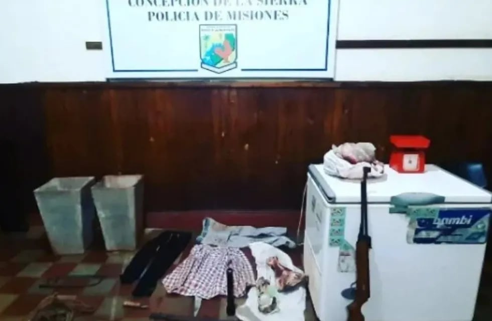Concepción de la Sierra: tres individuos detenidos por abigeato.