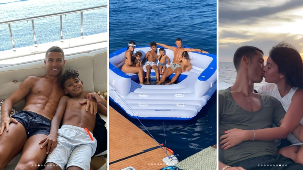 La pareja de Cristiano Ronaldo mostró el interior del lujoso yate del que son propietarios / Fotos: Instagram