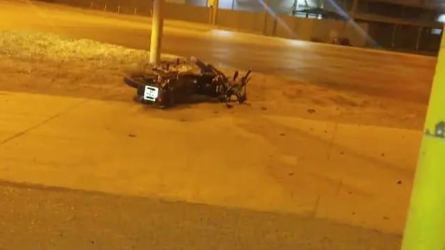 Accidente de moto en Cerdán y Ruta 34