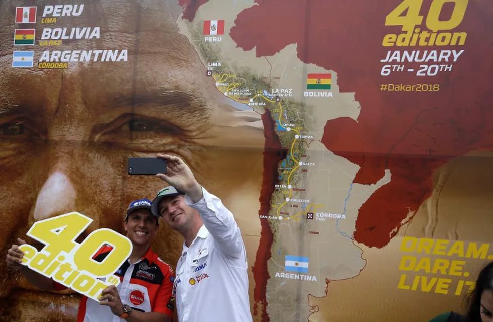 El Rally Dakar 2018 comenzará en Lima, Perú, y finalizará su periplo en Córdoba. (AP Photo/Martin Mejia)