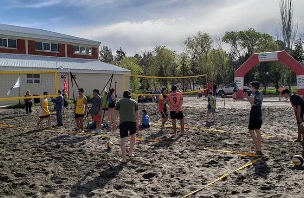 Cancha de beach voley en Viedma