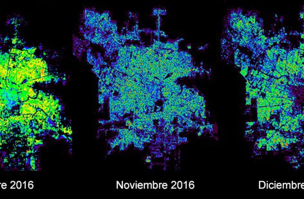 Los mapas satelitales permitieron identificar las zonas de riesgo del mosquito en Córdoba.