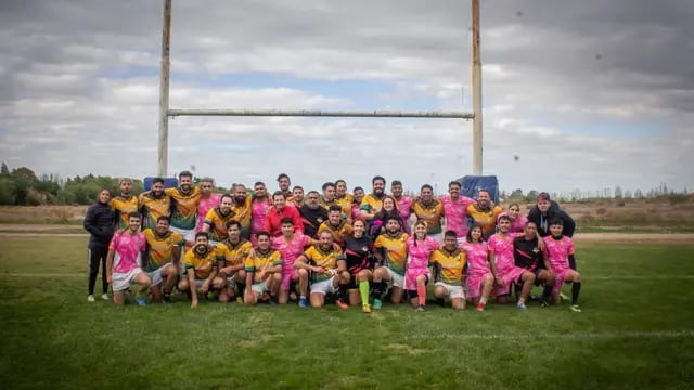 Rugby inclusivo. Encuentro entre Huarpe de Mendoza y Flamenco de La Rioja.