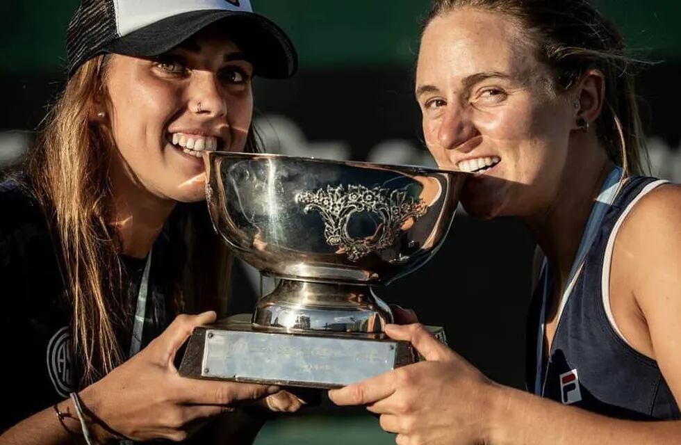 Las deportistas son compañeras en el equipo argentino.